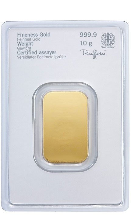 10g Lingouri de aur Certificat