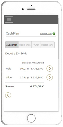 Cash-Plan - odată setat, puteți beneficia de plăți în mod regulatn